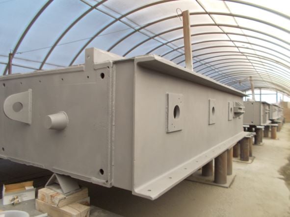 Intake Gates After Blasting